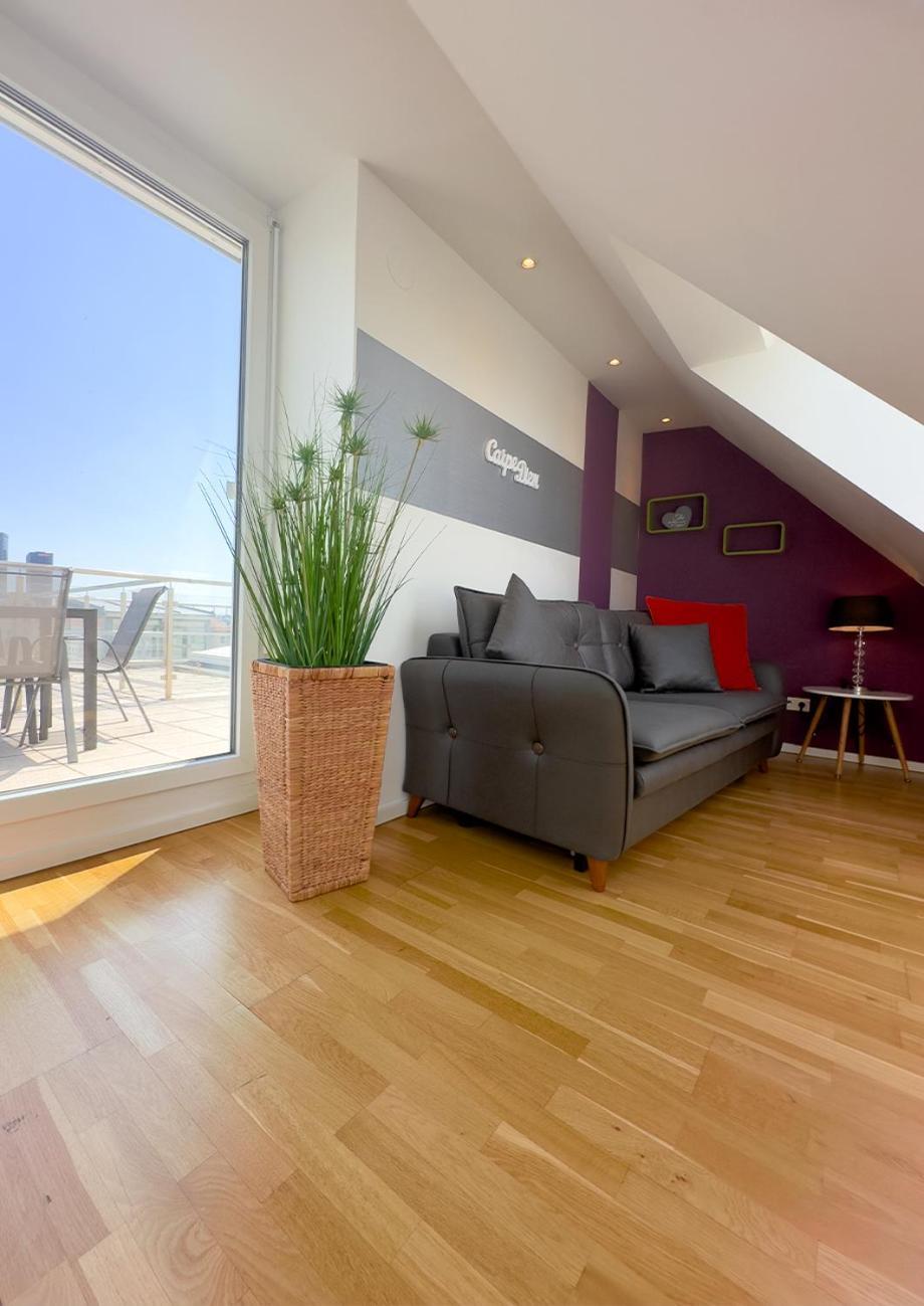 Elegant Duplex Danube Canal فيينا المظهر الخارجي الصورة